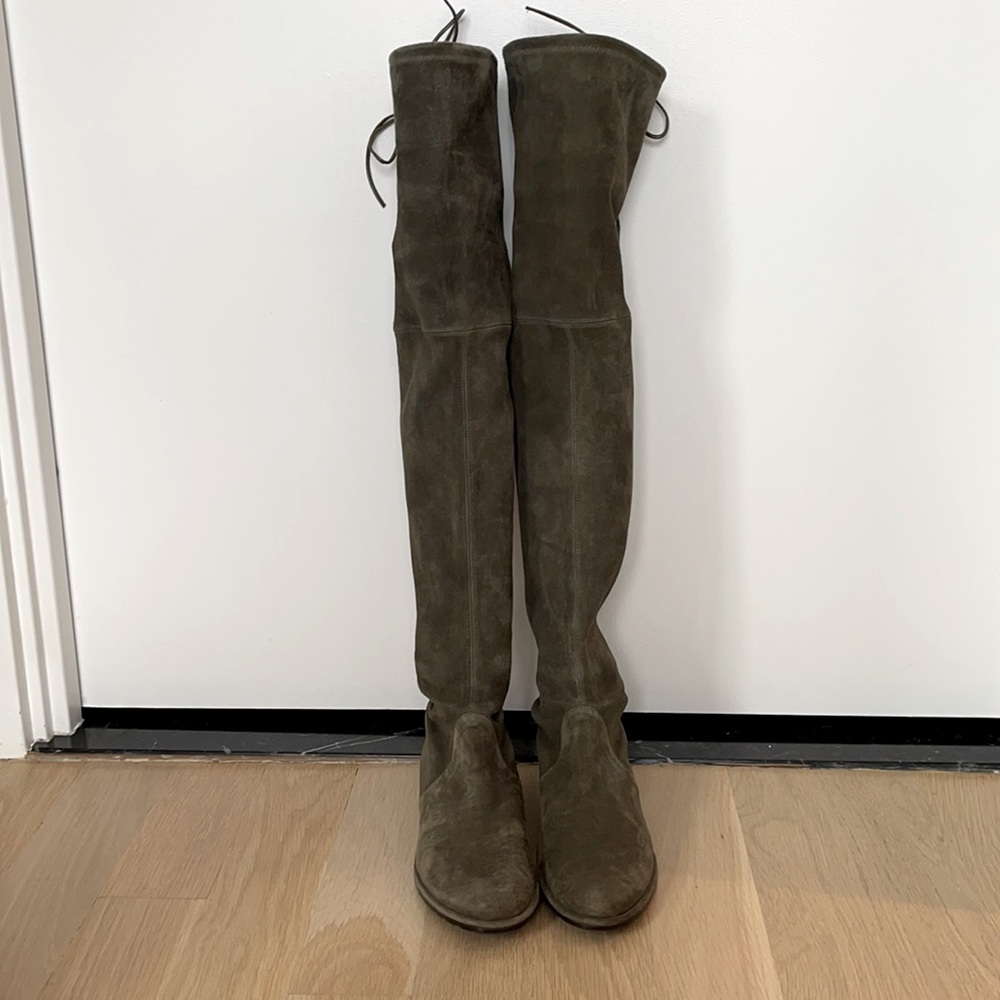 Stuart Weitzman Lowlands Green 7.5